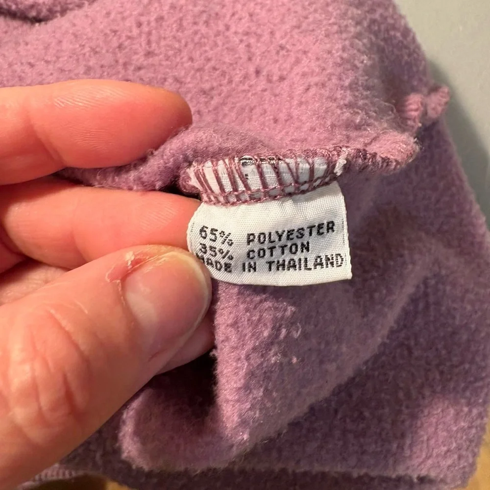 Vintage auchterlonie St Andrews Golf Purple Sweater size L